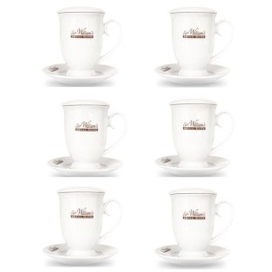Sir William's Royal komplet porcelanowy z kubkiem 400 ml x 6