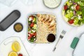 Black+Blum Lunch box kwadratowy, oliwkowy