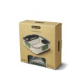 Black+Blum Lunch box kwadratowy, oliwkowy