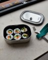 Black+Blum Lunch box stalowy L, morski