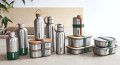 Black+Blum Butelka stalowa EXPLORER 850 ml, oliwkowa