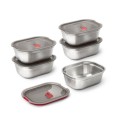 Black+Blum Lunchbox stalowy 0,9l. Multifunction