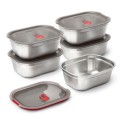 Black+Blum Lunchbox stalowy 0,9l. Multifunction