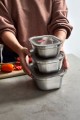 Black+Blum Lunchbox stalowy 0,9l. Multifunction