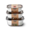 Black+Blum Lunchbox stalowy 0,9l. Multifunction