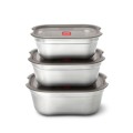 Black+Blum Lunchbox stalowy 1,2l. Multifunction