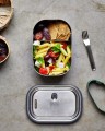 Black+Blum Lunch box stalowy L, oliwkowy