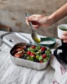 Black+Blum Lunch box stalowy L, oliwkowy