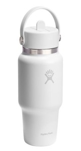 Hydro Flask Butelka 24 oz Wide Flex ze słomką, biała