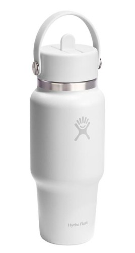 Hydro Flask Butelka 24 oz Wide Flex ze słomką, biała
