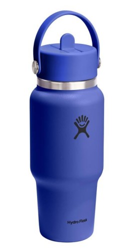 Hydro Flask Butelka 24 oz Wide Flex ze słomką, Capri Blue