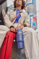 Hydro Flask Butelka 24 oz Wide Flex ze słomką, Capri Blue