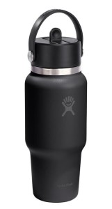 Hydro Flask Butelka 24 oz Wide Flex ze słomką, czarna
