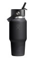 Hydro Flask Butelka 24 oz Wide Flex ze słomką, czarna