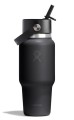 Hydro Flask Butelka 24 oz Wide Flex ze słomką, czarna