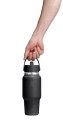 Hydro Flask Butelka 24 oz Wide Flex ze słomką, czarna