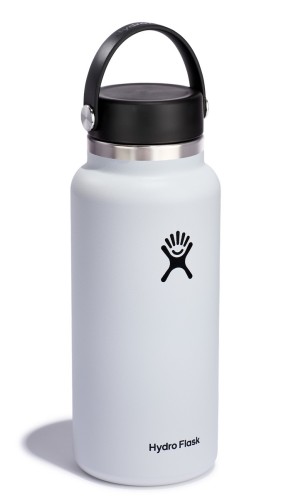 Hydro Flask Butelka 32oz Wide Mouth 2.0 Flex Cap, biała