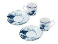 Carmani 2 filiżanki espresso — Hokusai, Wielka fala w Kanagawie