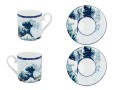 Carmani 2 filiżanki espresso — Hokusai, Wielka fala w Kanagawie