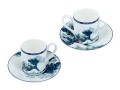Carmani 2 filiżanki espresso — Hokusai, Wielka fala w Kanagawie