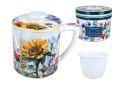 Carmani Kubek z zaparzaczem i przykrywką — Lozano, Lady’s Floral Symphony