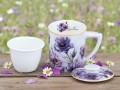 Carmani Kubek z zaparzaczem i przykrywką — Lozano, Lady’s Floral Symphony