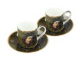 Carmani 2 filiżanki espresso — Caravaggio, Głowa Meduzy