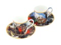 Carmani Komplet 2 filiżanek espresso — P. P. Rubens