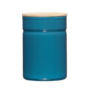 Riess Pojemnik emaliowany z pokrywą 0,5 l Silent Blue