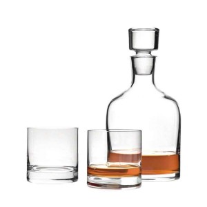 Leonardo Karafka i 2 szklanki do whisky AMBROGIO