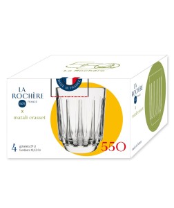 La Rochère 550 zestaw 4 szklanek 290 ml