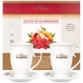 Zestaw Sir William's Royal Queen of Raspberries 50 herbat i 2 kubki na stopce.jpg