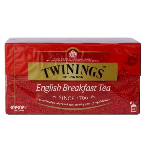 Herbata Twinings English Breakfast 25x2g - pyszna śniadaniowa