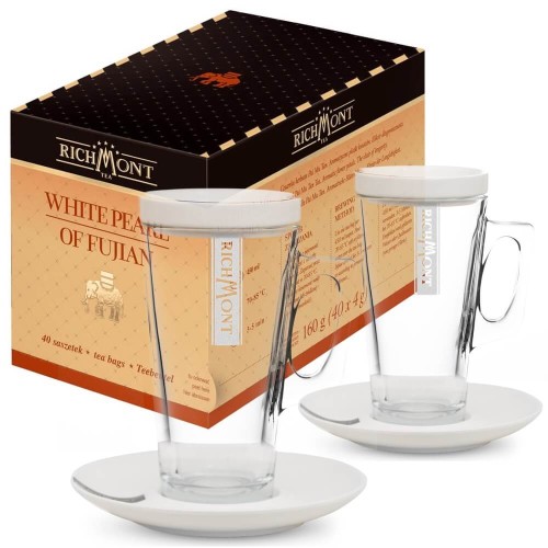 Richmont White Pearl of Fujian 40x4g i 2 szklanki Hot.jpg