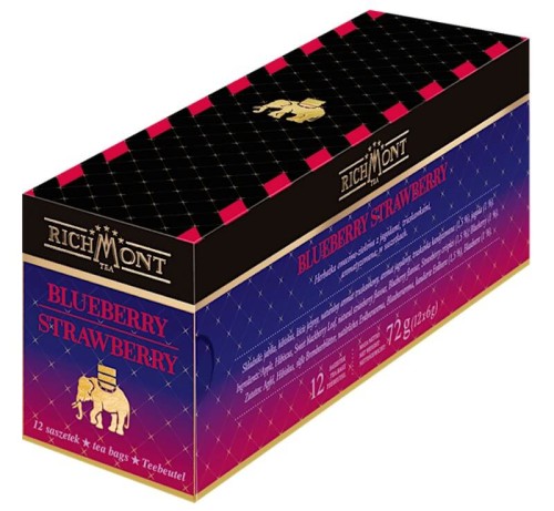 Richmont Blueberry Strawberry 12x6g - herbata z jagodami i truskawkami.jpg