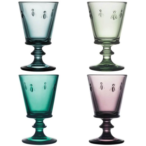 La Rochere Abeille 4 kieliszki 4 kolory.jpg