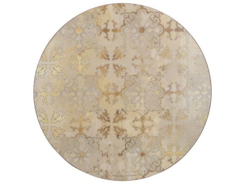 Kitchen Craft -  4 podkładki Creative Tops o średnicy 29 cm, z motywem Gold Impressions
