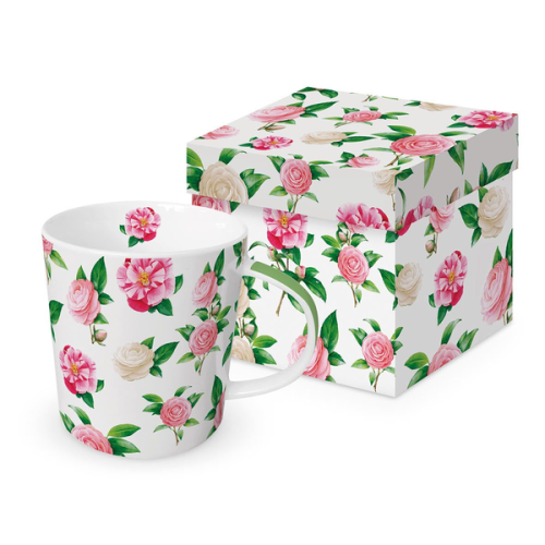 PPD kubek 350 ml z motywem kwiatowym - kamelie