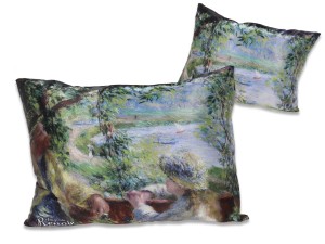 Carmani poduszka 60x45 cm z wypełnieniem i zamkiem, motyw z Renoira