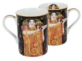 Carmani porcelanowy kubek 360 ml, motyw: Gustav Klimt, Medycyna - widok kubka z 2 stron.jpg