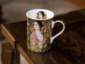 Carmani porcelanowy kubek 360 ml, motyw: Gustav Klimt, Tancerka - aranżacja.jpg