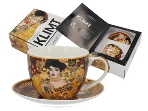 Carmani filiżanka 240 ml ze spodkiem - G. Klimt, Adela