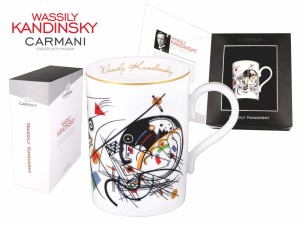 Carmani kubek porcelanowy 380 ml - Wassily Kandinsky, Transverse line