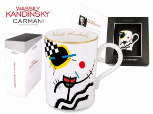 Carmani kubek porcelanowy 380 ml, Kandinsky - Contrasting sounds