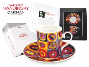 Carmani filiżanka 200 ml ze spodkiem, Kandinsky - Color Stady