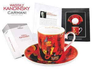 Carmani filiżanka 200 ml ze spodkiem, Kandinsky - With and against