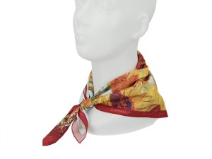 Carmani apaszka 50x50 cm, V. van Gogh, Słoneczniki