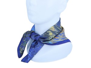 Carmani apaszka 50x50 cm, V. van Gogh, Noc nad Rodanem