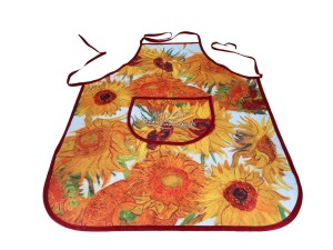 Fartuch kuchenny 77x59 cm, motyw: Vincent van Gogh, Słoneczniki