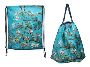 Carmani worek na plecy 43x36 cm, van Gogh, Kwitnący migdałowiec